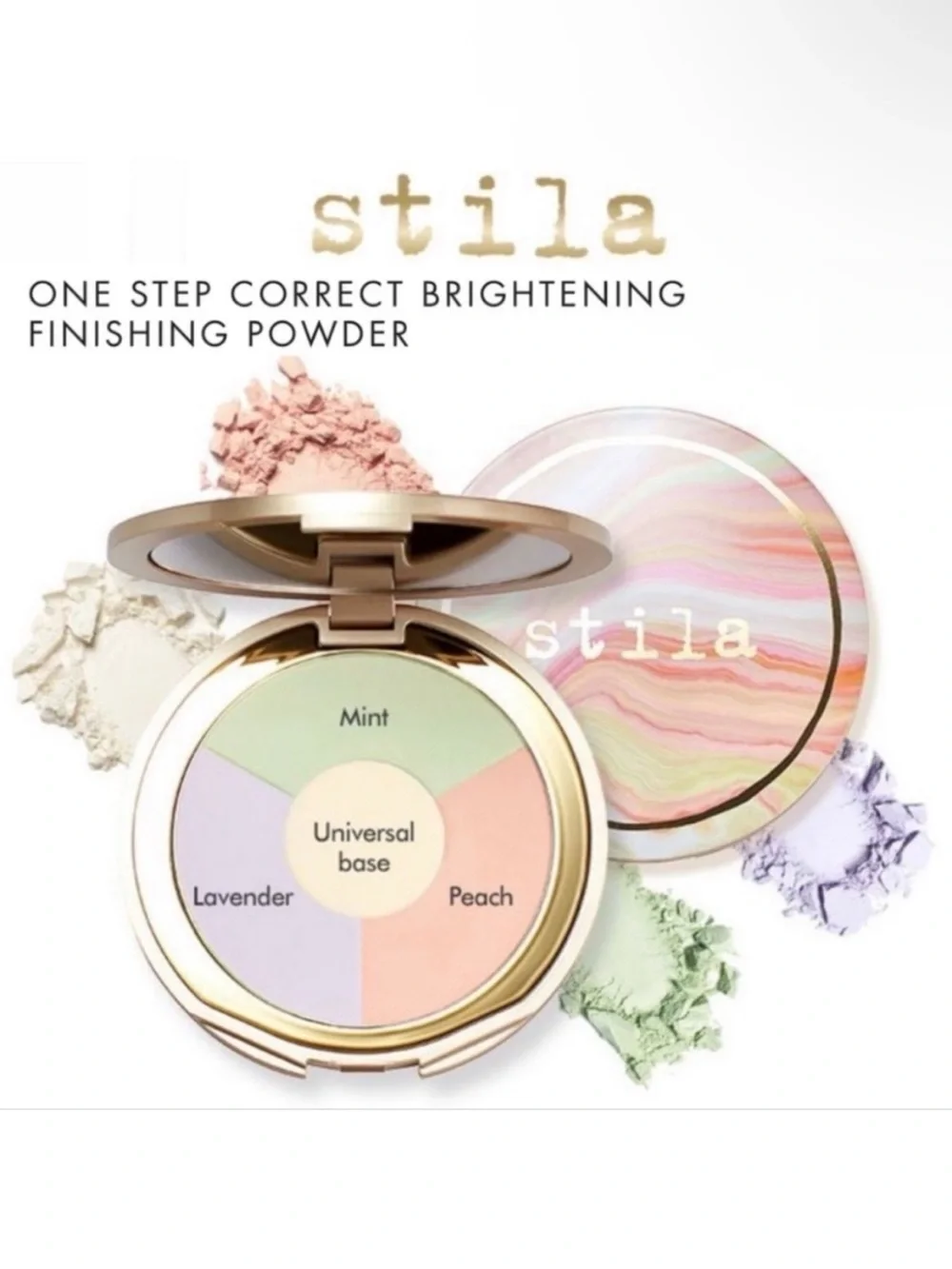 Stila One Step Correct Brightening Finishing Powder - New in Box